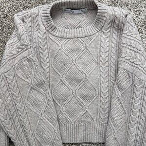Bershka knitted jumper - cropped